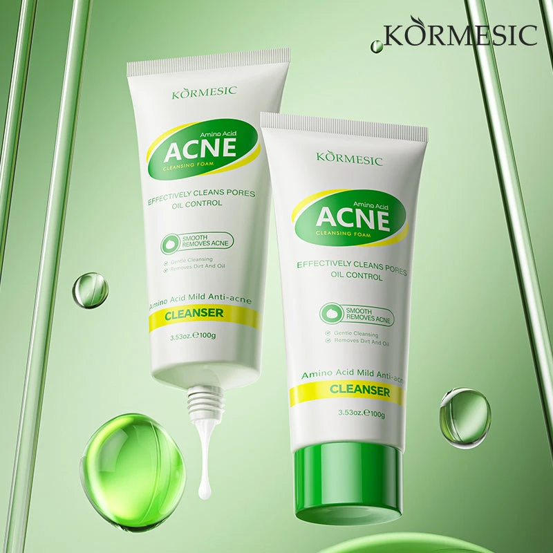 غسول كورميسيك اللطيف المضاد لحب الشباب بحمض أميني